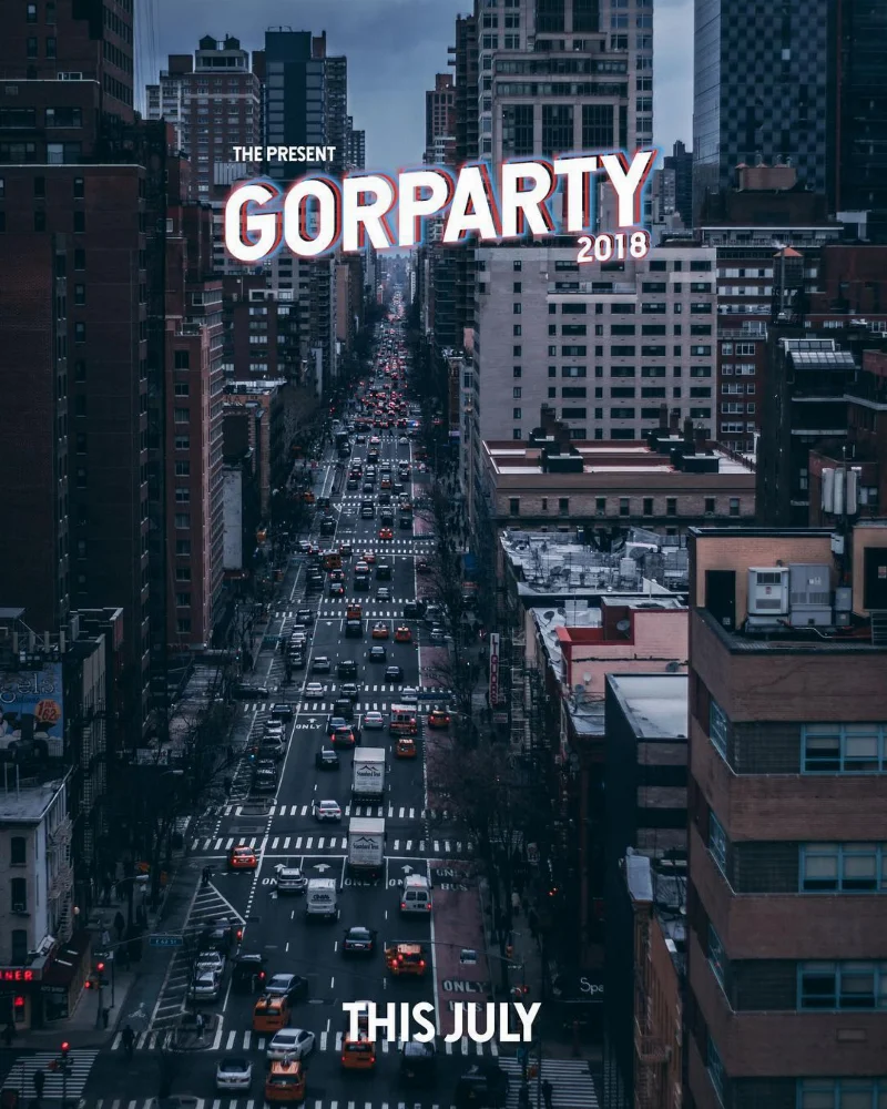 Poster GORPARTY 2018