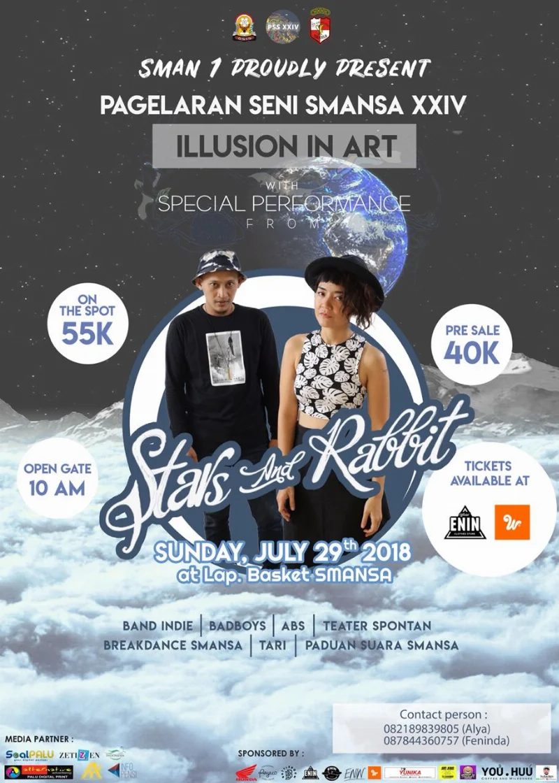 Poster SMAN 1 PALU - Illusion In Art