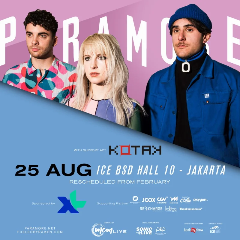 Poster PARAMORE, TOUR FOUR