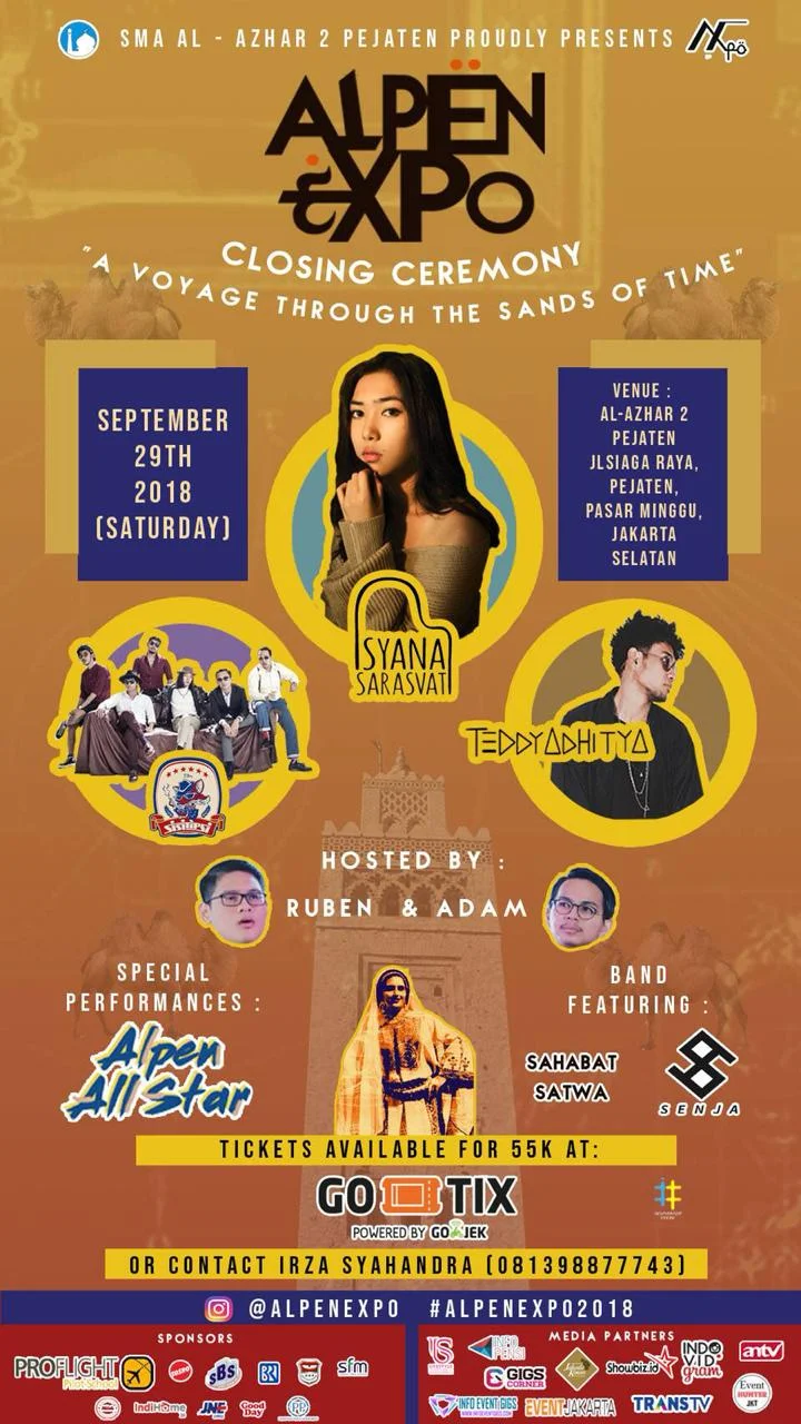 Poster SMA AL - AZHAR 2 PEJATEN - ALPEN EXPO 2018