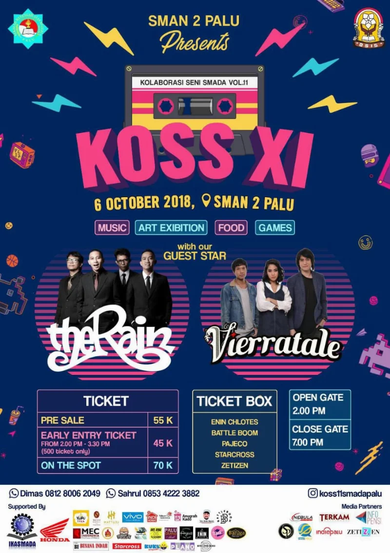 Poster SMAN 2 PALU - KOSS XI