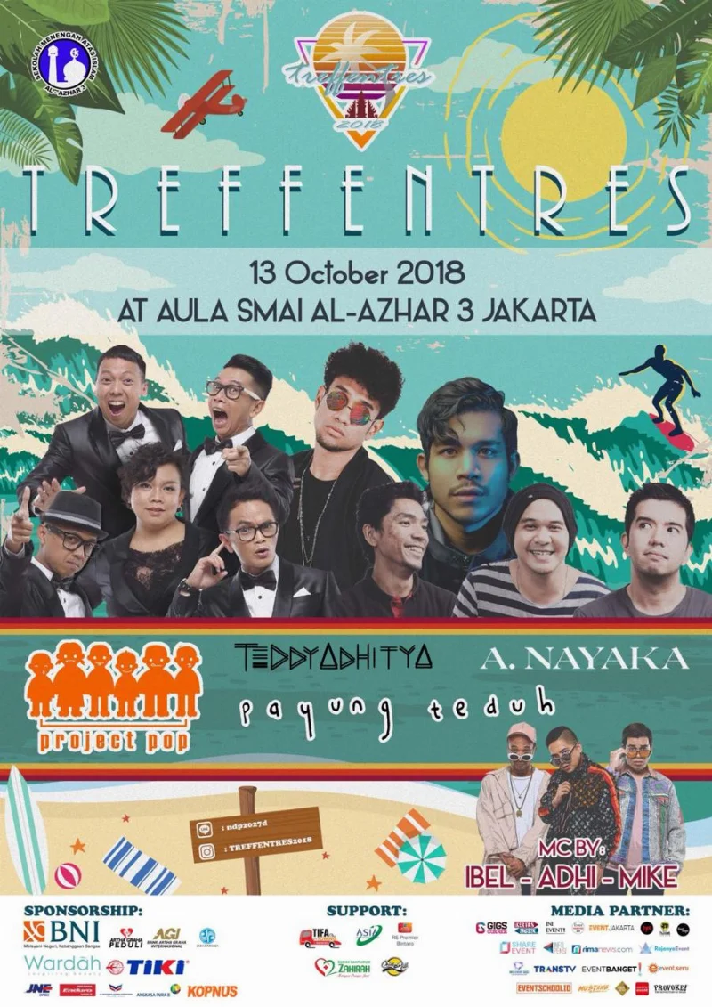 Poster AL-AZHAR 3 JAKARTA - TREFFENTRES 2018