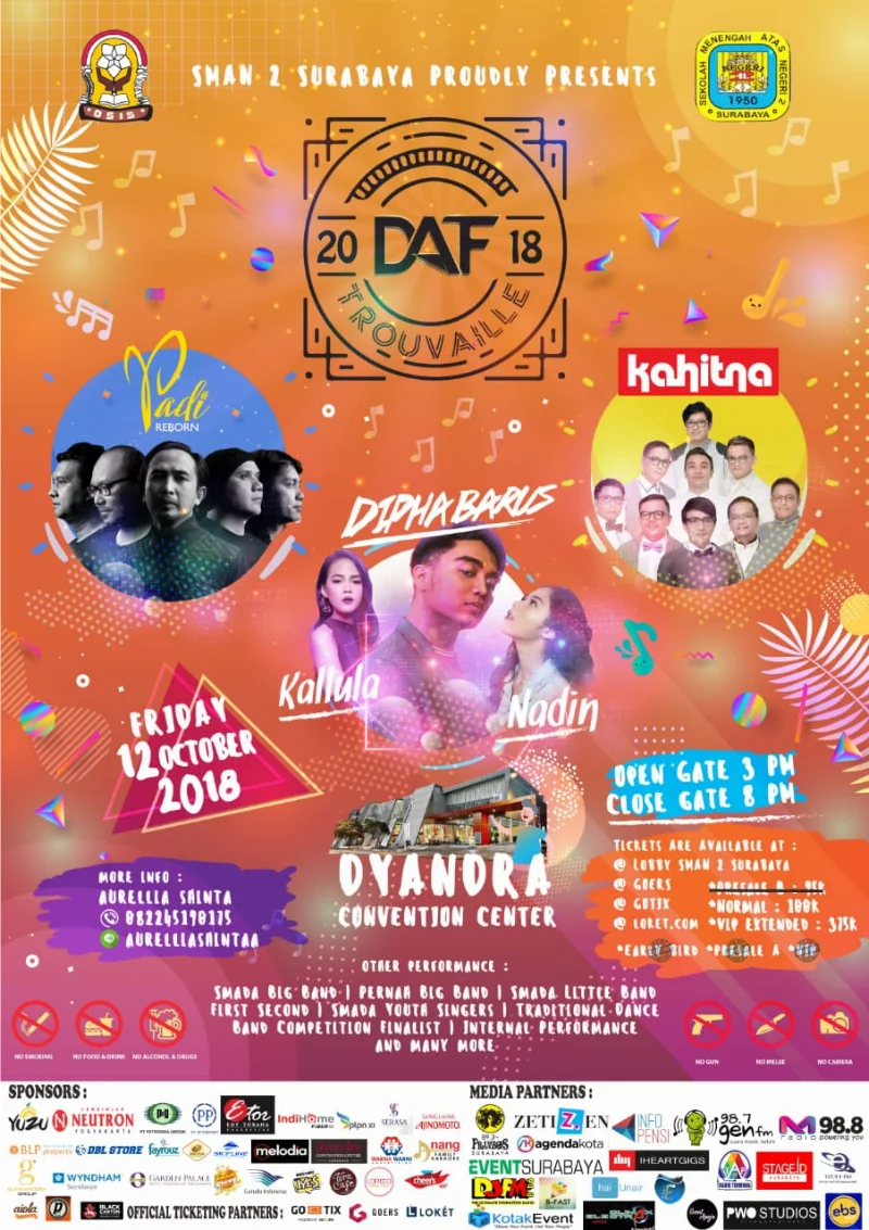 Poster SMAN 2 SURABAYA - DAF 2018