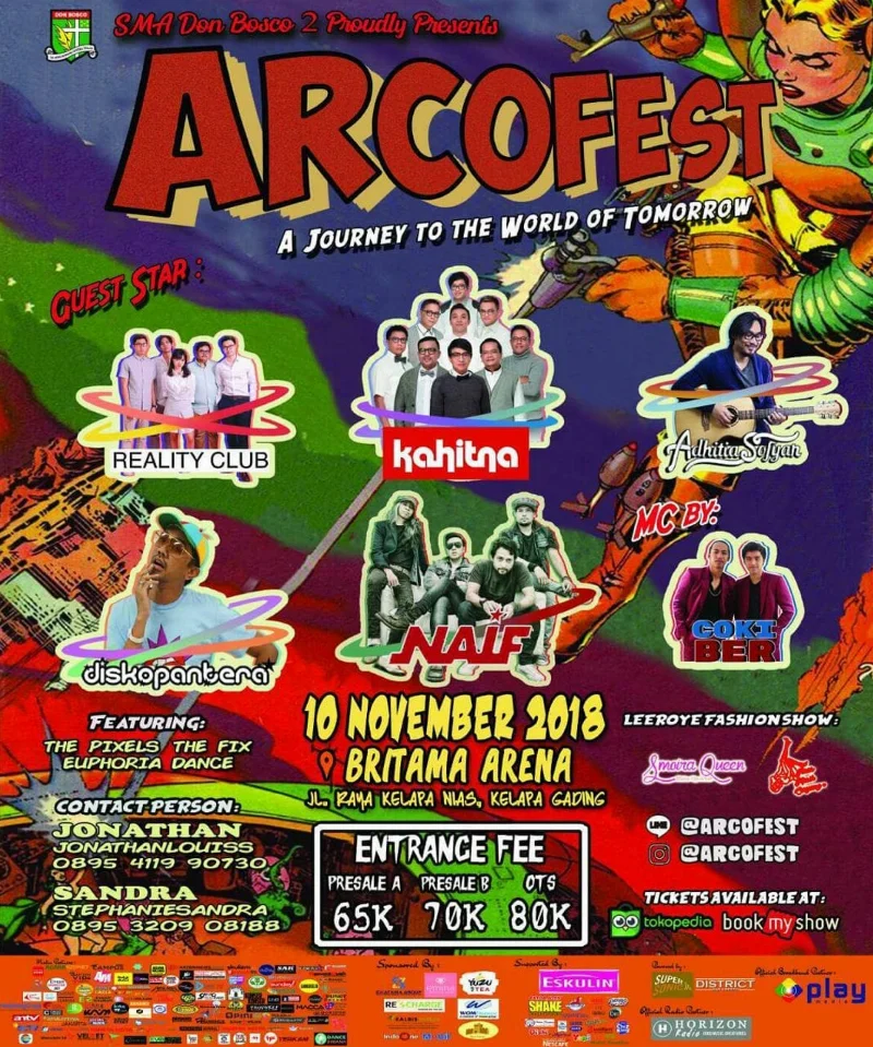 Poster SMA DON BOSCO 2 JAKARTA - ARCOFEST