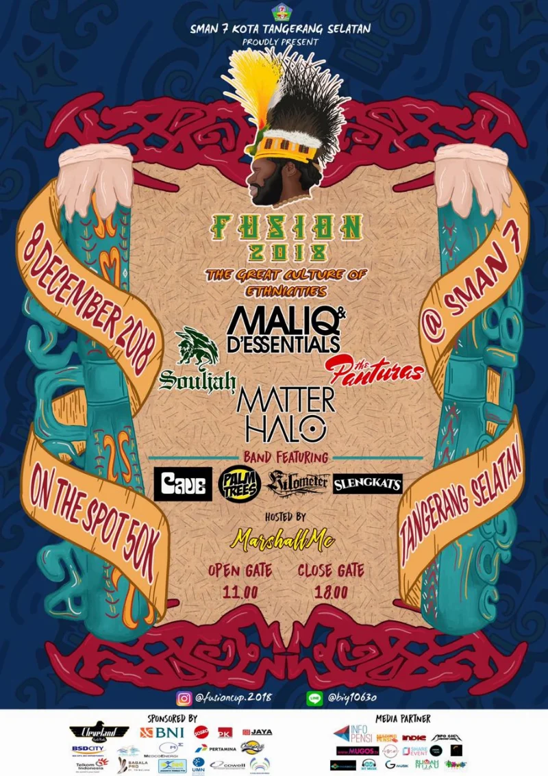 Poster SMAN 7 TANGERANG SELATAN - FUSION CUP 2018