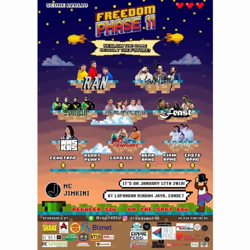 Poster SMAN 48 JAKARTA - FREEDOM PHASE 11