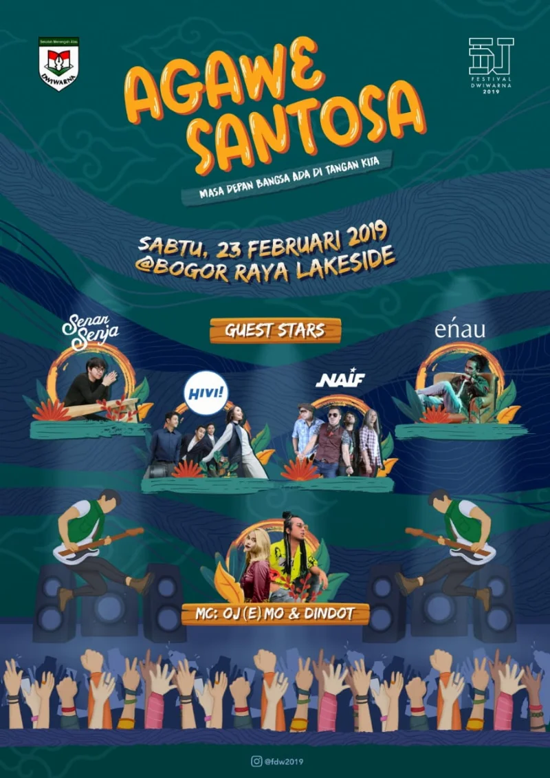 Poster SMA DWI WARNA - FDW 2019