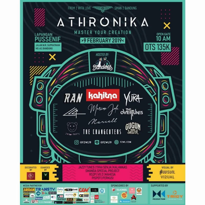 Poster SMAN 2 BANDUNG - FROM 2 WITH LOVE 2019