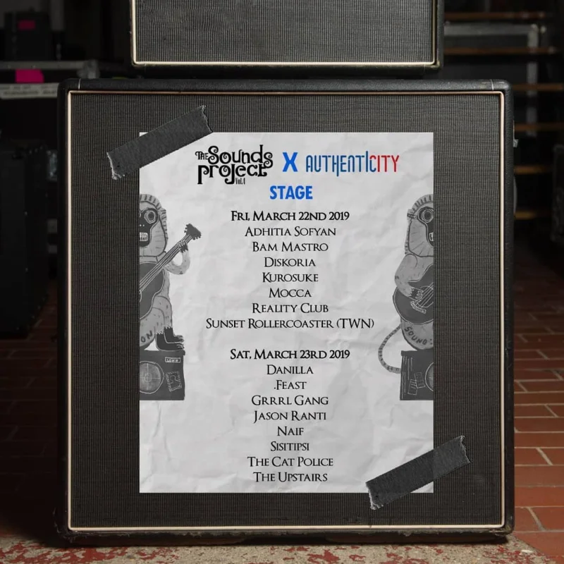 Poster The Sounds Project x AuthentiCity