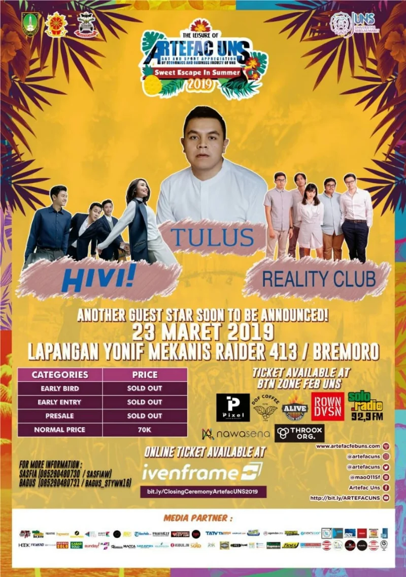 Poster Universitas Sebelas Maret Surakarta - ARTEFAC UNS