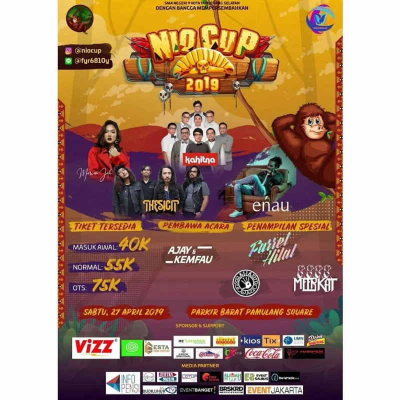 Poster SMAN 9 Tangerang Selatan - NIO CUP 2019