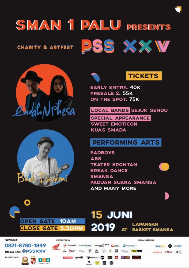 Poster SMAN 1 PALU - Pagelaran Seni Smansa 2019