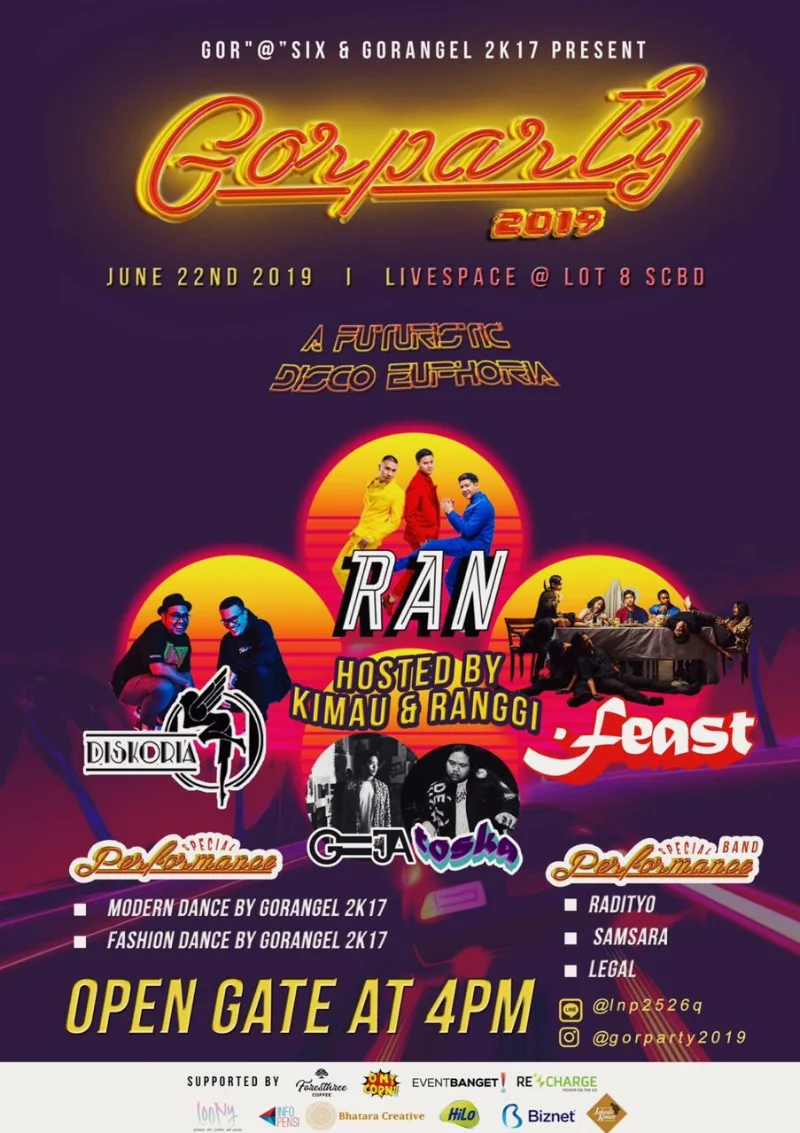 Poster GORPARTY 2019
