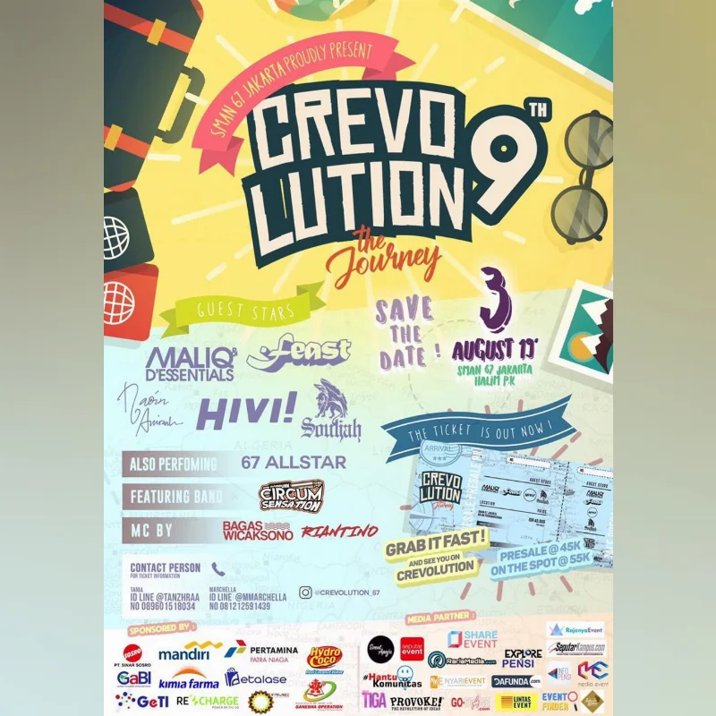 Poster SMAN 67 Jakarta - Crevolution 9th