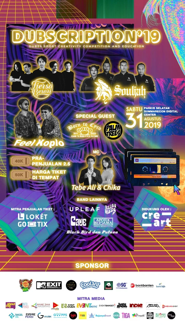 Poster SMAN 12 Tangerang Selatan - Dubscription 2019