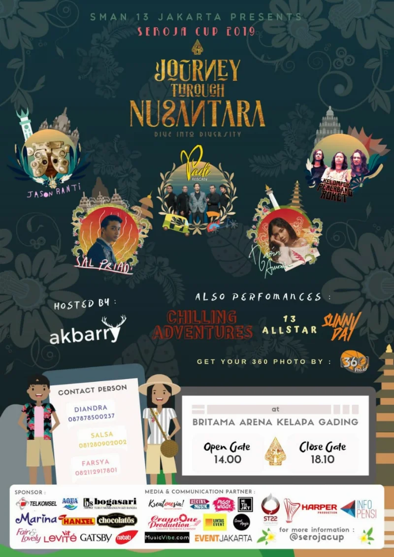 Poster SMAN 13 Jakarta - Seroja Cup 2019