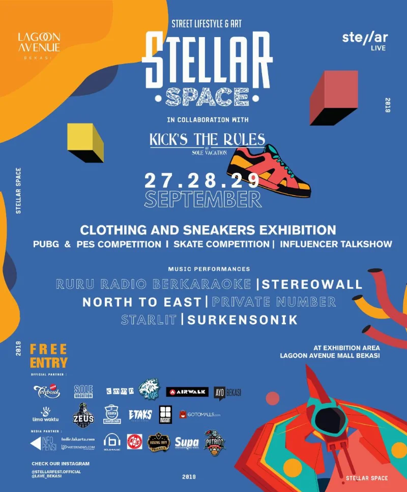 Poster Stellar Space x Kicks The Rules