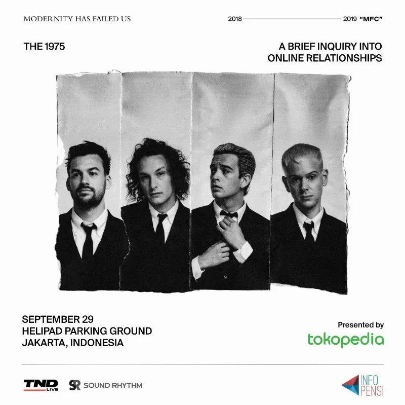 Poster 1975 Live at Jakarta