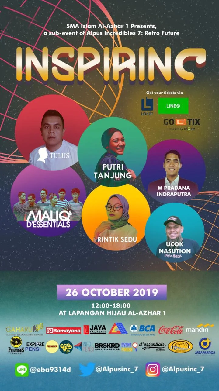 Poster SMAI AL-AZHAR 1 - ALPUS INCREDIBLES 7TH