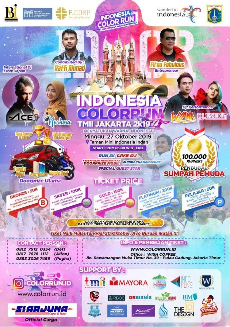 Poster Indonesia ColorRun