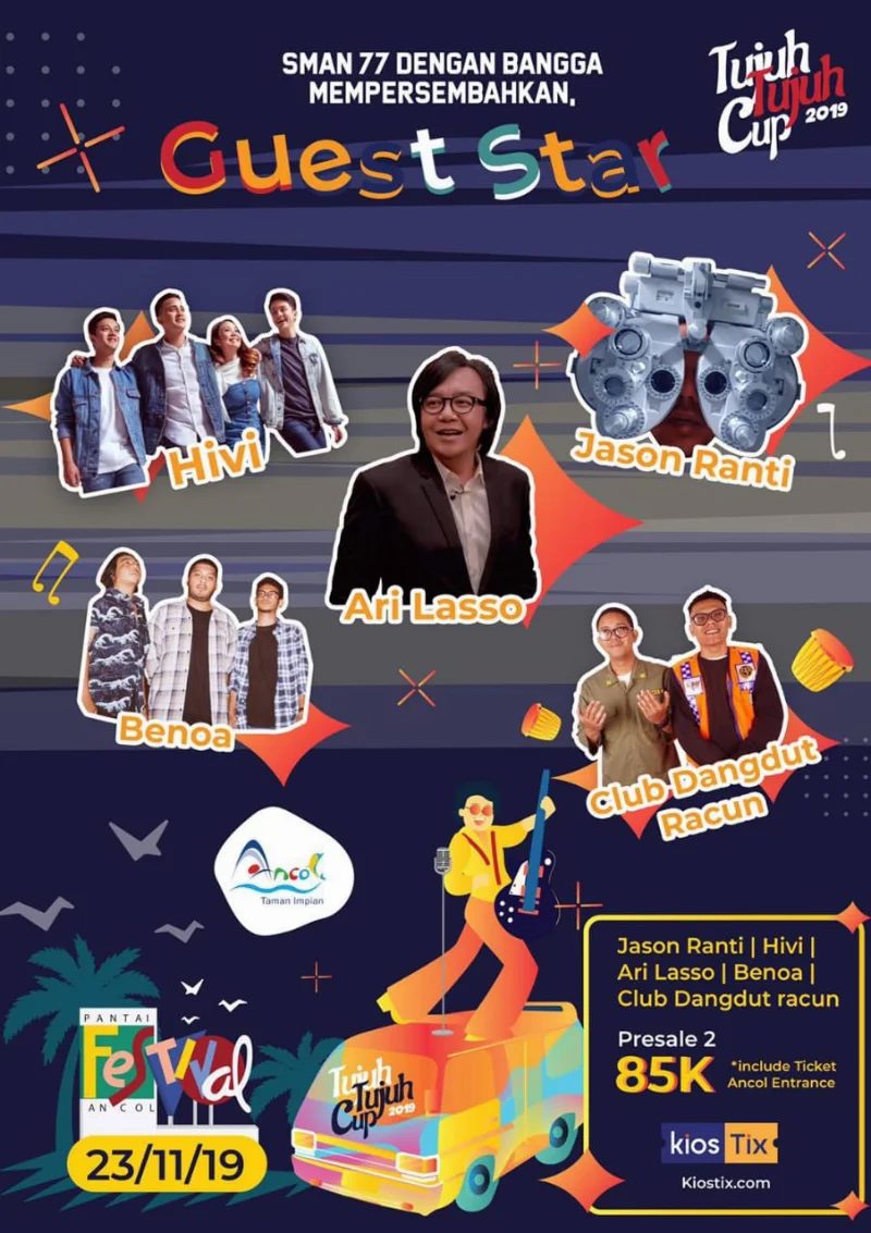 Poster SMAN 77 Jakarta - 77 CUP 2019