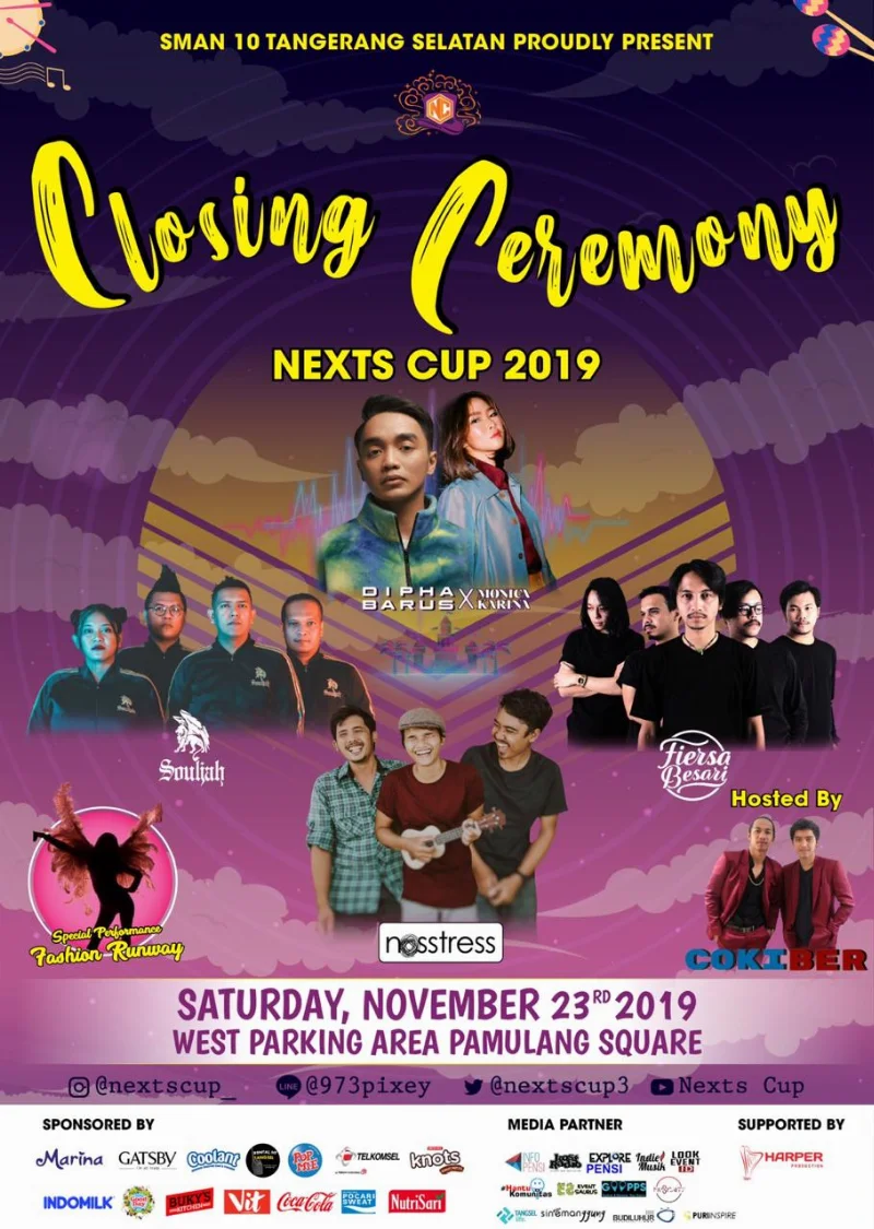 Poster SMAN 10 TANGERANG SELATAN - NEXTS CUP 2019