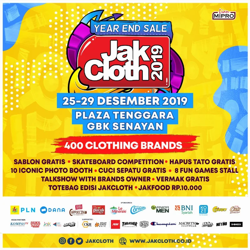Poster JAKCLOTH year End Sale 2019