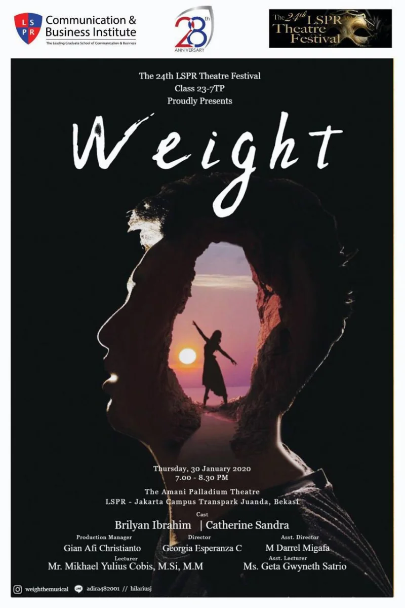 Poster Weight Theatre by LSPR Jakarta