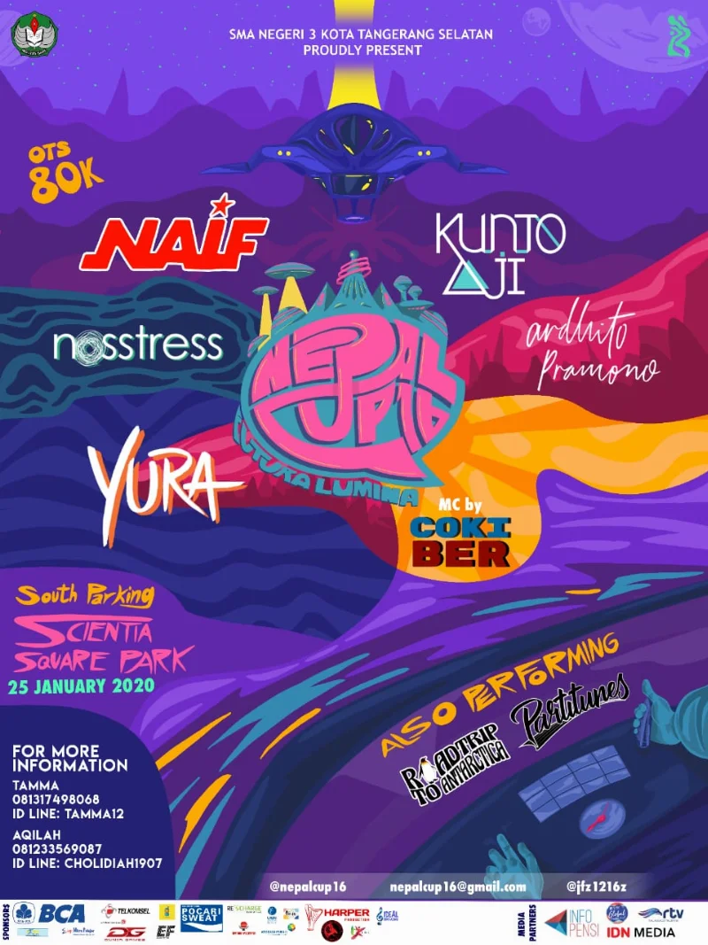 Poster SMAN 3 tangerang Selatan - NEPAL CUP 2020