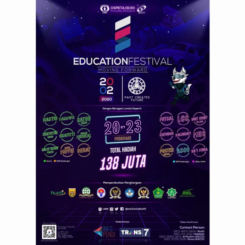 Poster SMAIT AL - KAHFI - education Festival