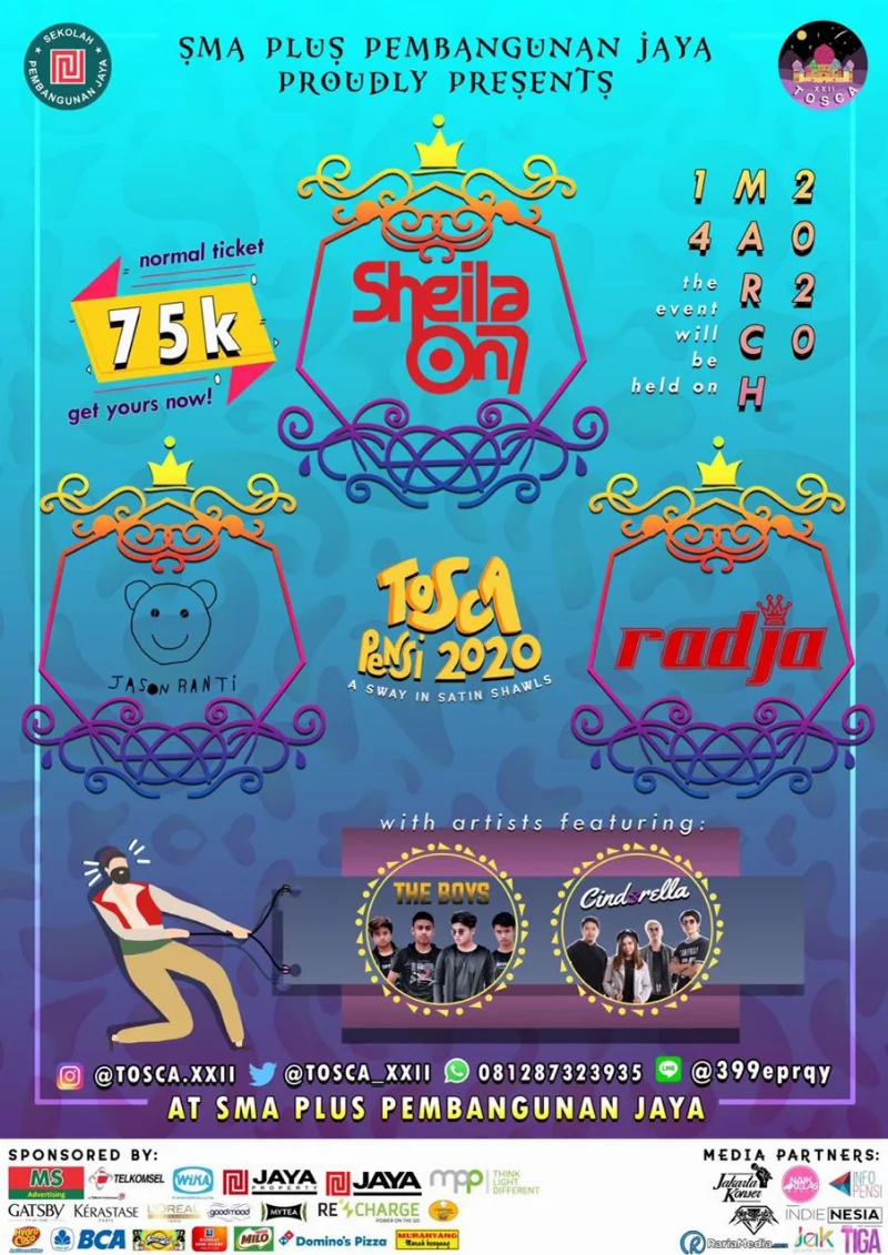 Poster SMA pembangunan Jaya - TOSCA 2020