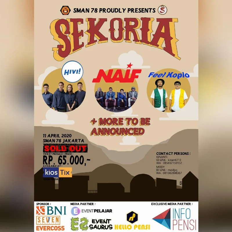 Poster SEKORIA 2020 SMA 78 JAKARTA