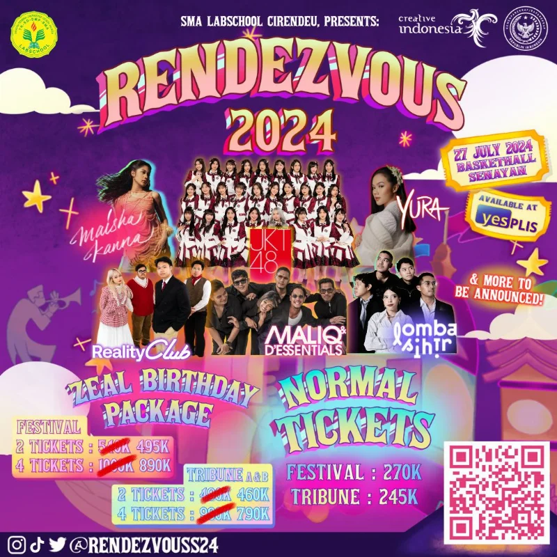 Poster Rendezvous 2024 - SMA Labschool Cirendeu
