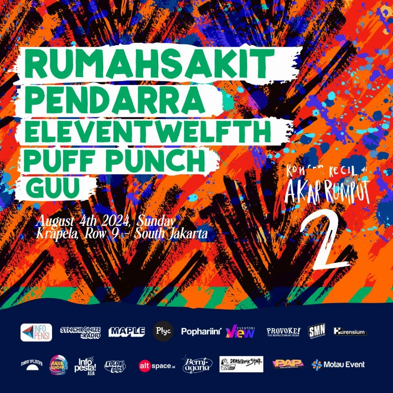 Poster Konser Kecil di Akar Rumput vol.2