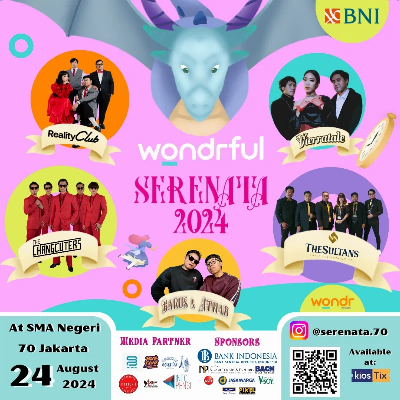 Poster SERENATA 2024 - SMAN 70 Jakarta