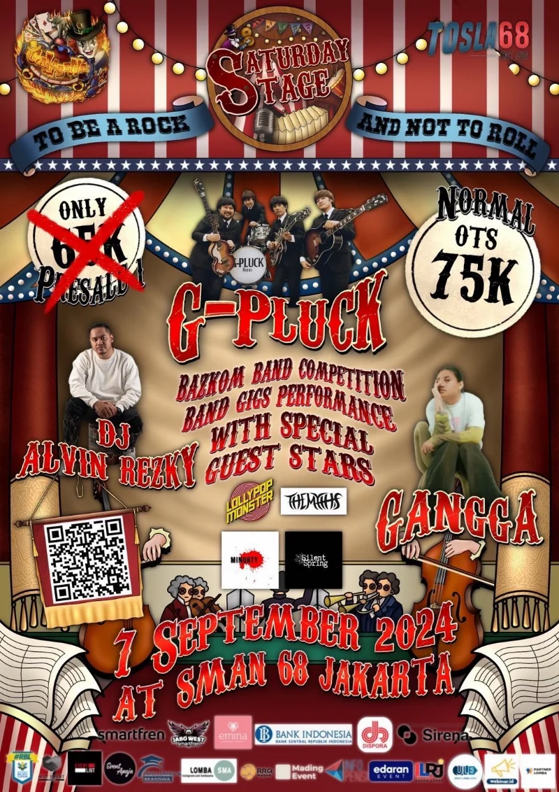 Poster Saturday Stage - SMAN 68 Jakarta