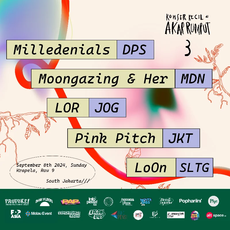Poster Konser Kecil Akar Rumput Vol. 3