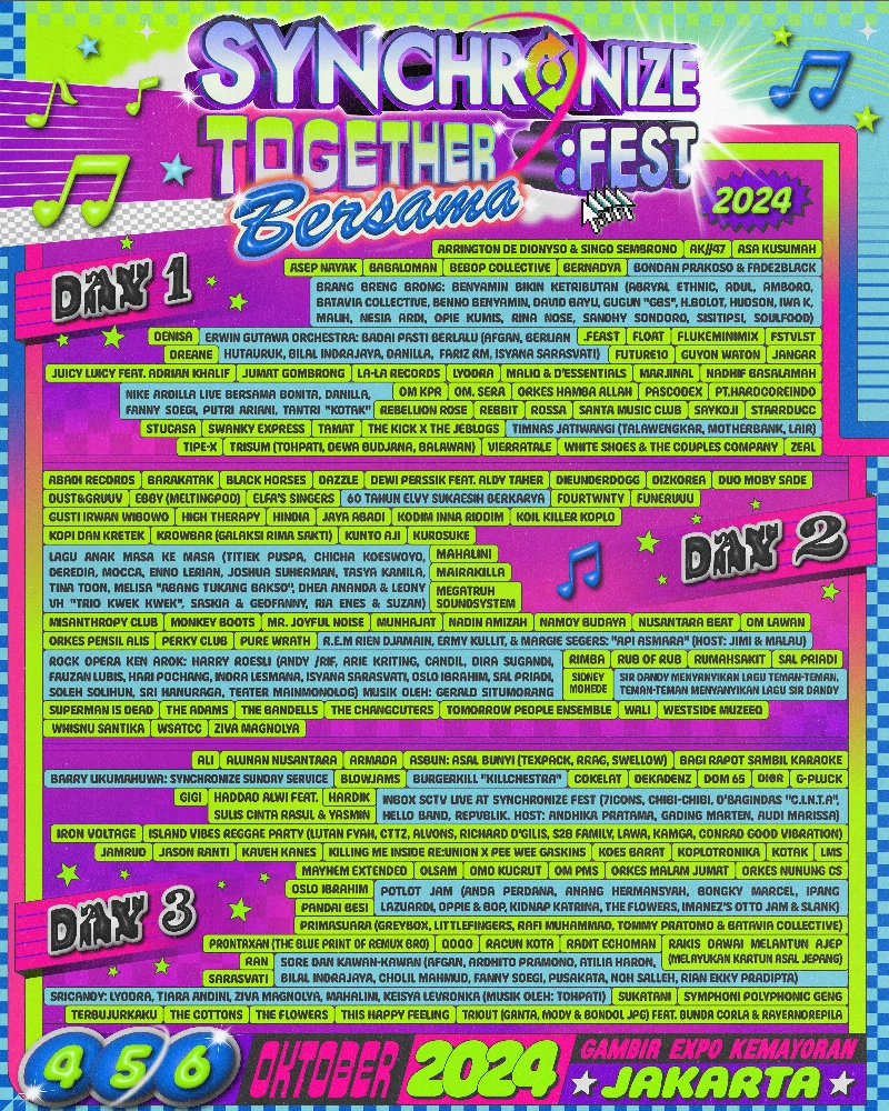 Poster Synchronize Fest 2024