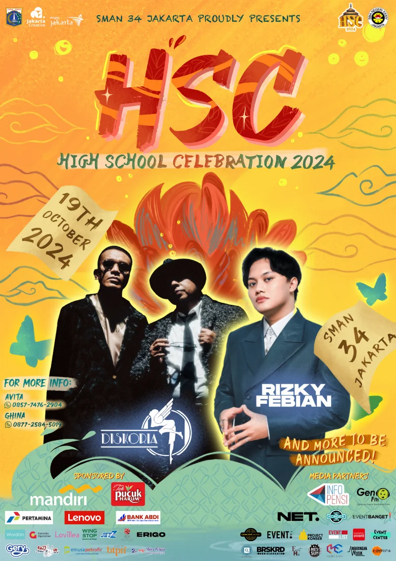 Poster HSC 2024 - SMAN 34 Jakarta