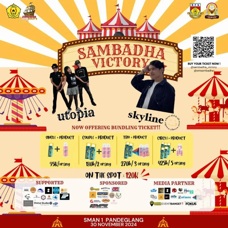 Poster SMAN 1 Pandeglang - Sambadha Victory 2024