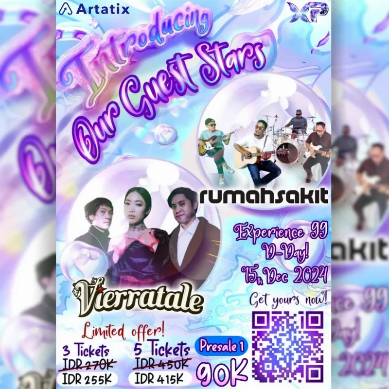 Poster SMAN 99 Jakarta - EXPERIENCE 2024 REVERIE