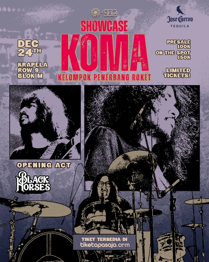 Poster Kelompok Penerbang Roket Showcase KOMA
