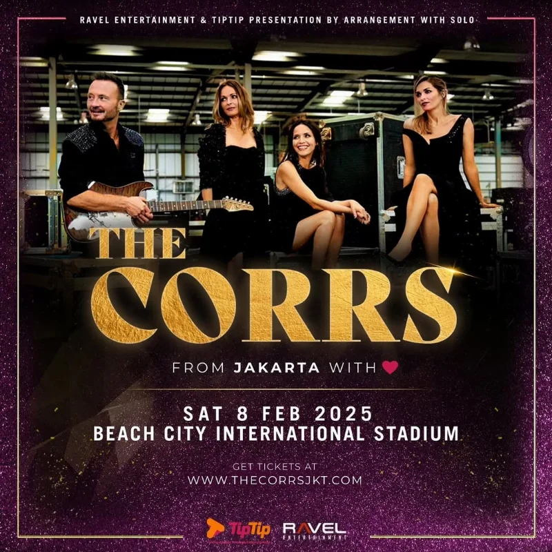 Poster The CORRS From Jakarta with Love