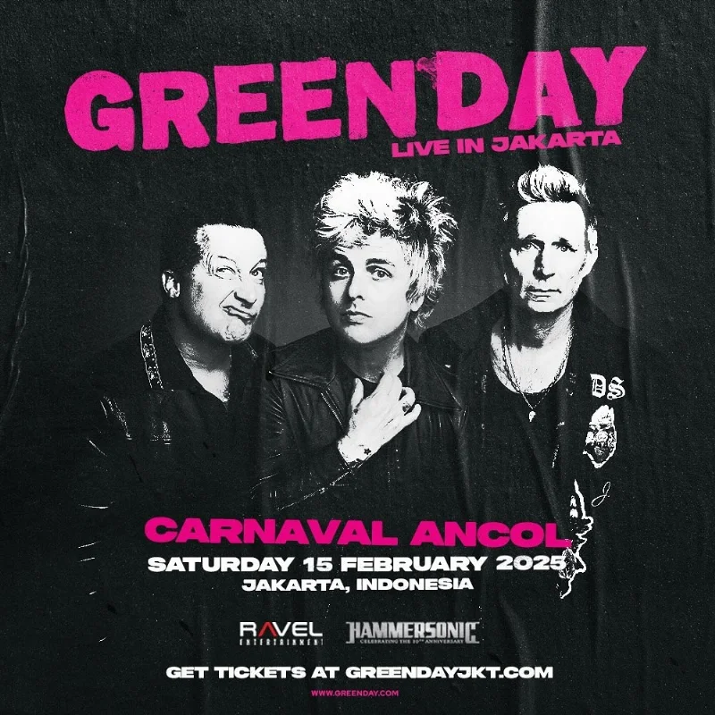Poster Greenday Live In Jakarta