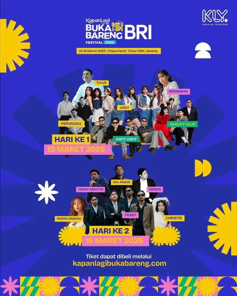 Poster Kapan Lagi Buka Bareng Festival 2025