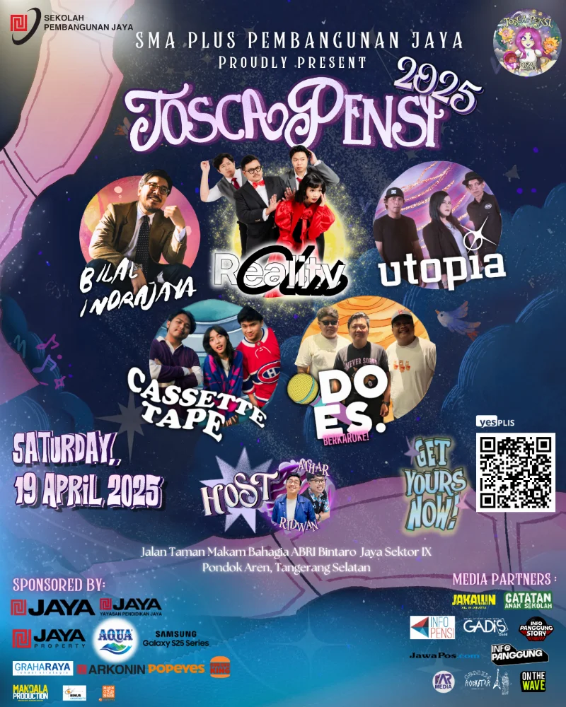 Poster SMA Pembangunan Jaya - TOSCA 2025