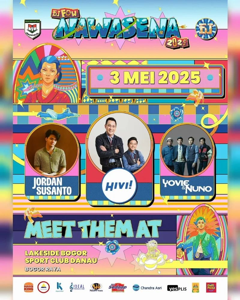 Poster SMA Dwi Warna - Festival Dwi Warna 2025