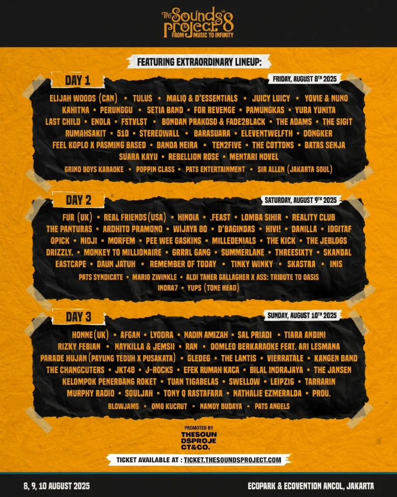 Poster The Sounds Project 2025
