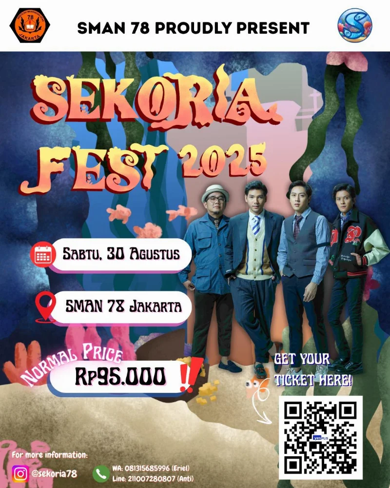 Poster SMAN 78 Jakarta - SEKORIA FEST 2025