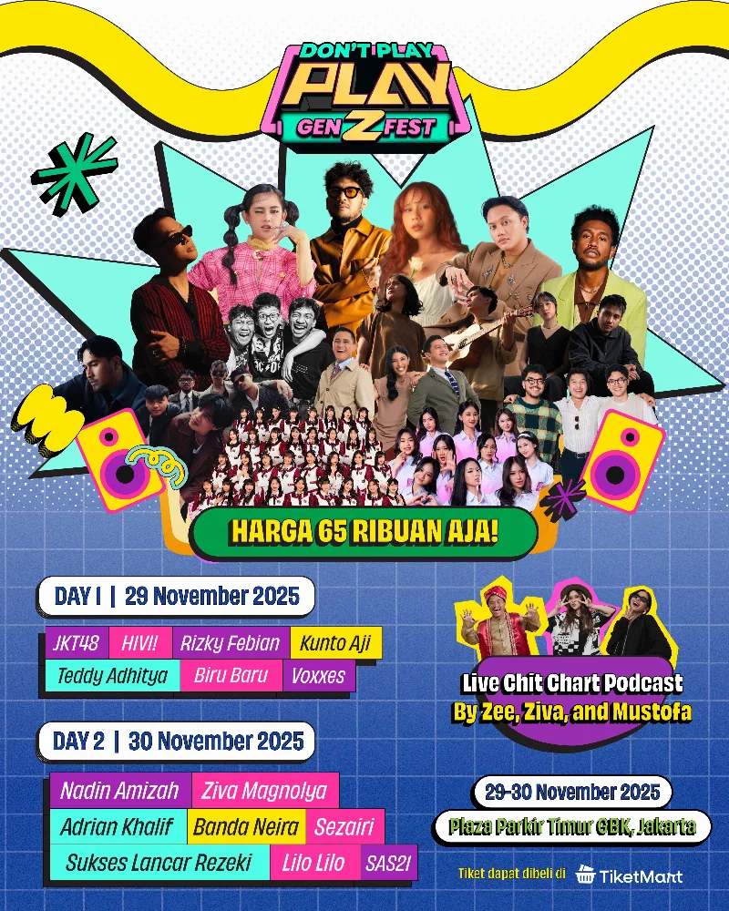 Poster Don't Play - Play GenZ Fest 2025